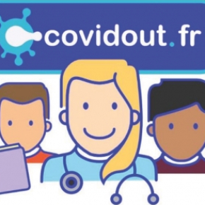 visuel de l'application Covidout